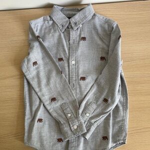 Janie and Jack Light Gray Shirt